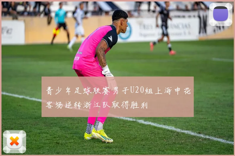 青少年足球联赛男子U20组上海申花客场逆转浙江队取得胜利